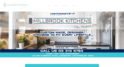 Desktop Screenshot of millbrookkitchens.co.nz